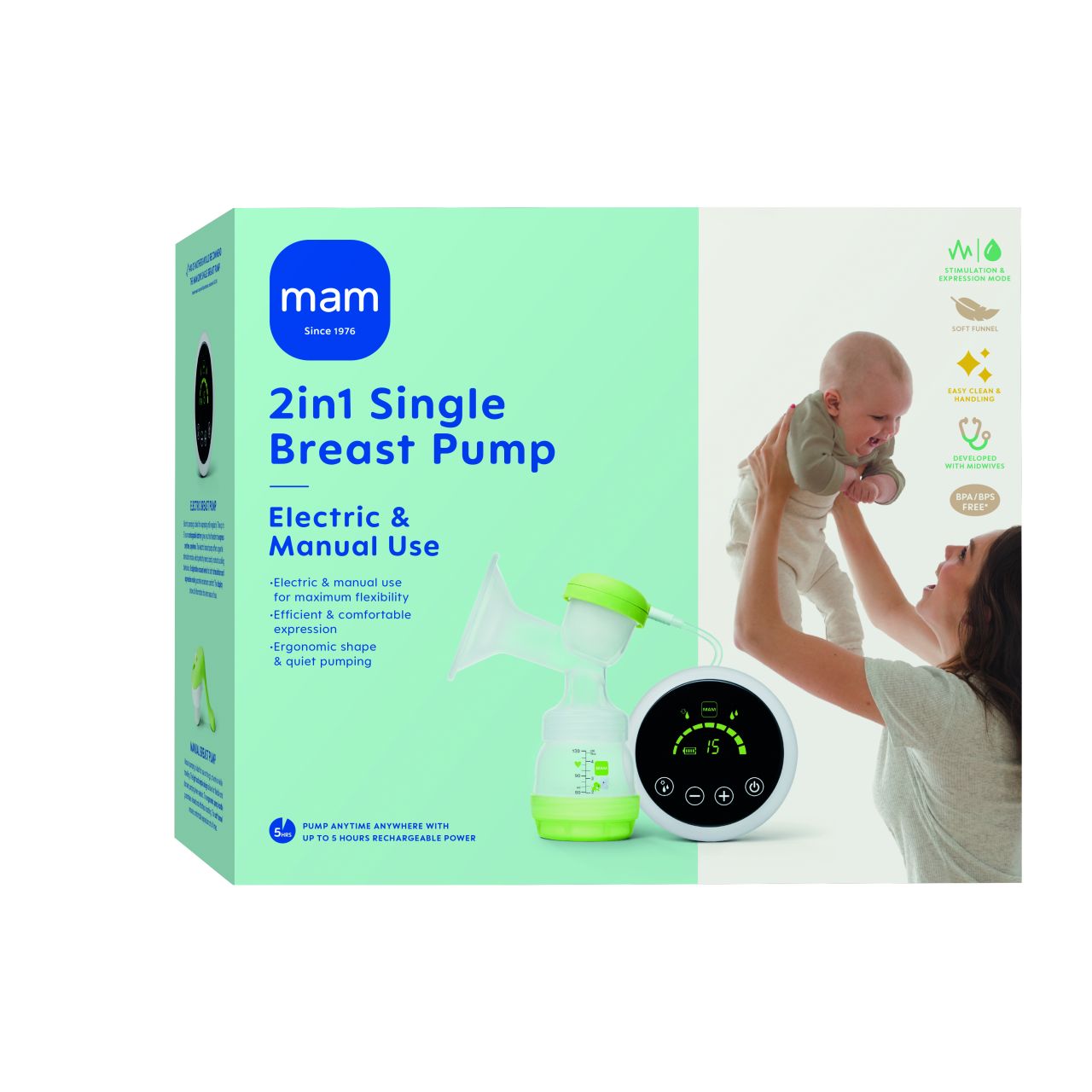 MAM 2 az 1-ben elektromos mellszívó