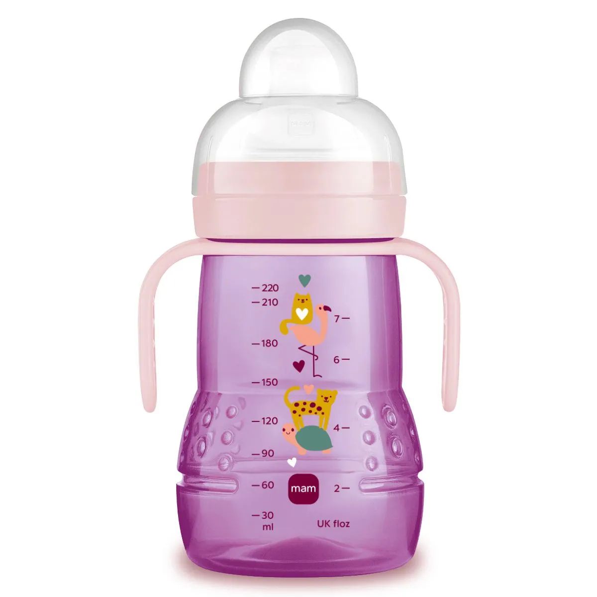 MAM Trainer+ tanulópohár 220 ml